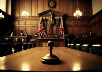Courtroom in the UK
